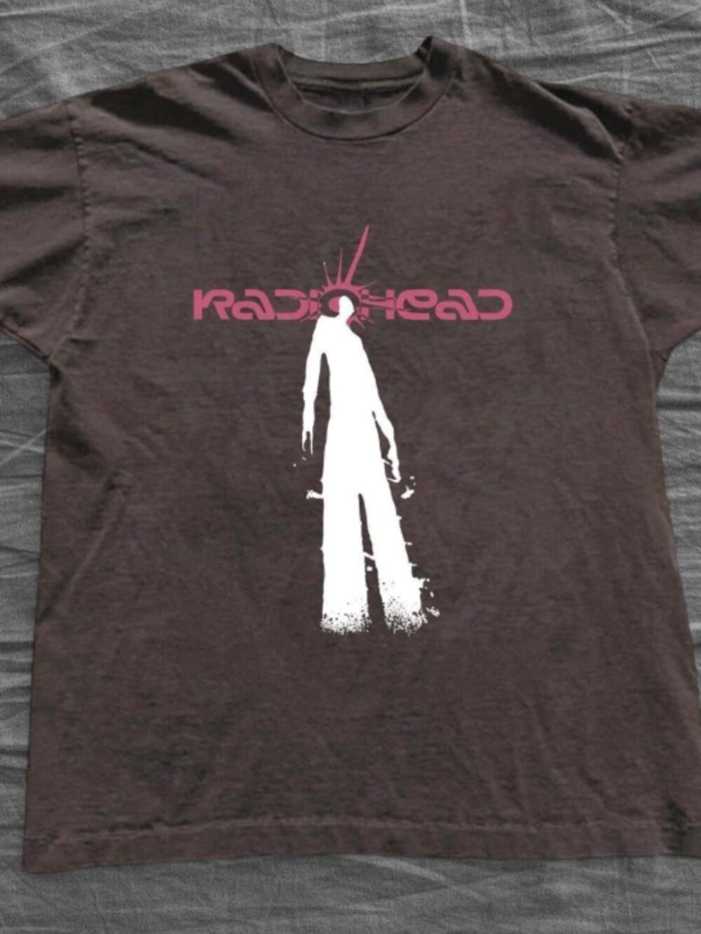 Radiohead In Rainbows brown t-shirt
